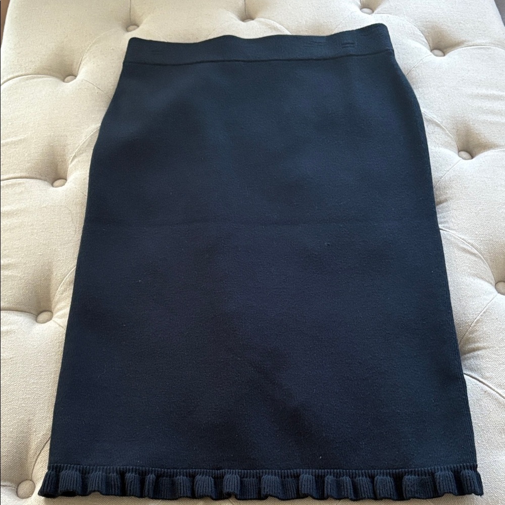 CLUB MÓNACO Elegant Blue Ruffle Skirt size M - Picture 5 of 12